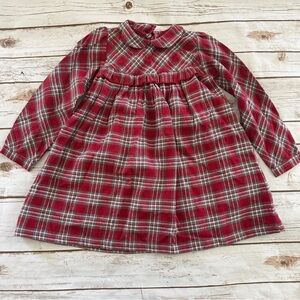 Kite holiday plaid dress vguc 4y